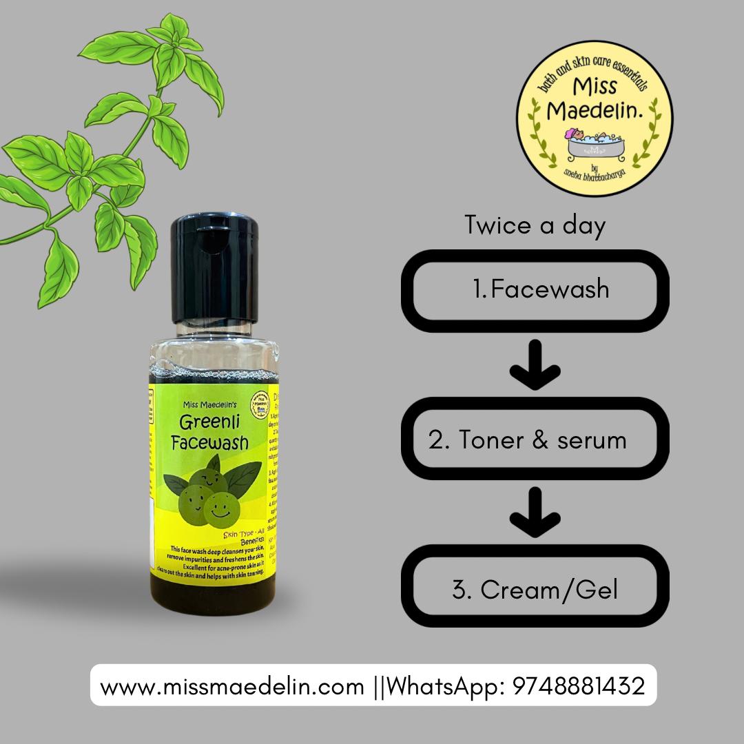 GreenLi Face wash. (100 ml) - Image 2