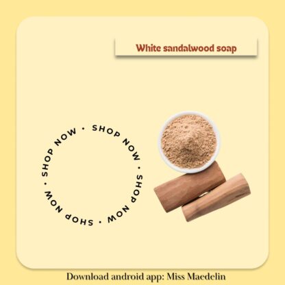 White Sandalwood Soap (80 gm) - Image 4
