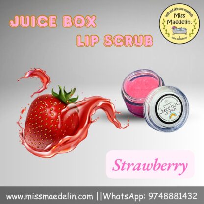 Juice box lip scrub (10 gm) Strawberry