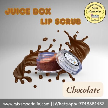 Juice box lip scrub.  -(10 gm) Chocolate