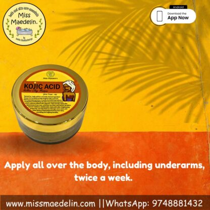 Kojic Acid Yellow Clay Masque (for face & body) 50gm - Image 2