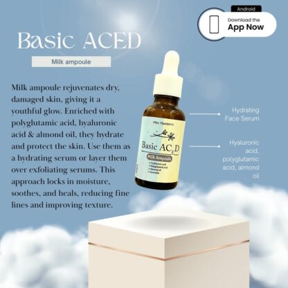 Basic Aced Milk Ampoule Serum 30 ml - Image 2