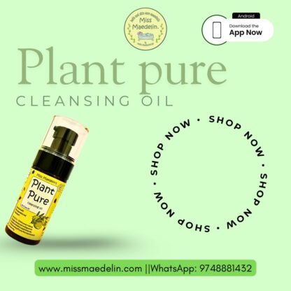 Plant pure cleansing oil - Phytosqualane & Vitamine E (100 ml) - Image 4