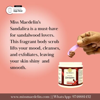 Sandaliea Body Scrub 100 gm - Image 2
